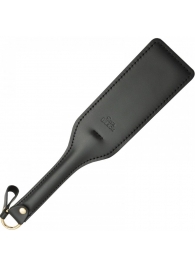 Черная кожаная шлепалка SitaBlack - 30 см. - Sitabella - купить с доставкой в Волгограде