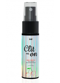 Клиторальный возбуждающий спрей Clit Me On Red Fruits - 12 мл. - INTT - купить с доставкой в Волгограде