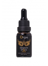 Возбуждающий гель для клитора ORGIE Orgasm Drops Vibe - 15 мл. - ORGIE - купить с доставкой в Волгограде