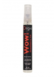 Оральный спрей ORGIE Wow! Strawberry Ice Blowjob Spray с охлаждающим и возбуждающим эффектом - 10 мл. - ORGIE - купить с доставкой в Волгограде
