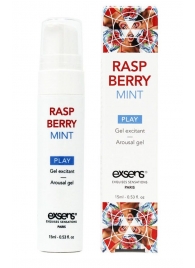 Возбуждающий гель Raspberry Mint с ароматом малины и мяты - 15 мл. - Exsens - купить с доставкой в Волгограде