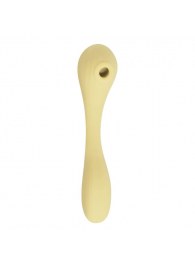 Желтый вибратор Magic Motion Bobi с вакуумной стимуляцией - Magic Motion