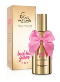 Гель с ароматом жвачки Bubblegum 2-in-1 Scented Silicone Massage And Intimate Gel - 100 мл. - Bijoux Indiscrets - купить с доставкой в Волгограде
