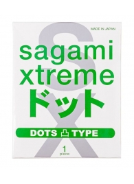 Презерватив Sagami Xtreme Type-E с точками - 1 шт. - Sagami - купить с доставкой в Волгограде