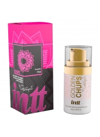 Возбуждающий гель Golden Chups с малиновым ароматом - 17 мл. - INTT - купить с доставкой в Волгограде