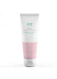 Лубрикант на водной основе Vibe Sensation с клубничным вкусом и легким вибрирующим эффектом - 50 гр. - INTT - купить с доставкой в Волгограде