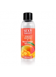 Массажное масло Sexy Sweet Juicy Mango с феромонами и ароматом манго - 75 мл. - Биоритм - купить с доставкой в Волгограде