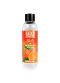 Массажное масло Sexy Sweet Fresh Orange с ароматом апельсина и феромонами - 75 мл. - Биоритм - купить с доставкой в Волгограде