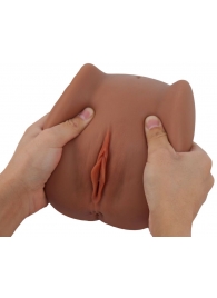 Мастурбатор Black Beauty - вагина и анус - S-HANDE - в Волгограде купить с доставкой