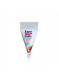 Съедобное согревающее массажное масло Love Me Tender Strawberry с ароматом клубники - 10 мл. - Love to Love - купить с доставкой в Волгограде