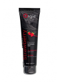 Интимный гель на водной основе Lube Tube Strawberry с клубничным вкусом - 100 мл. - ORGIE - купить с доставкой в Волгограде
