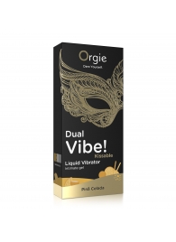 Съедобный гель Dual Vibe Pina Colada с эффектом вибрации и вкусом коктейля пина колада - 15 мл. - ORGIE - купить с доставкой в Волгограде
