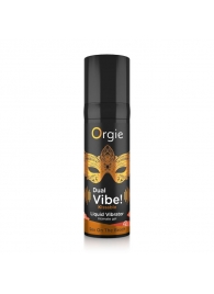 Съедобный гель Dual Vibe Sex On The Beach с эффектом вибрации и вкусом коктейля «секс на пляже» - 15 мл. - ORGIE - купить с доставкой в Волгограде