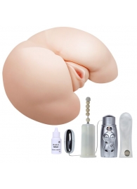 Вибрирующий мастурбатор-попка с ротацией и пультом управления - Baile - в Волгограде купить с доставкой