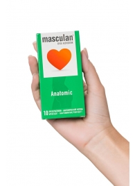 Презервативы анатомической формы Masculan Anatomic - 10 шт. - Masculan - купить с доставкой в Волгограде