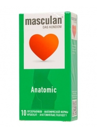 Презервативы анатомической формы Masculan Anatomic - 10 шт. - Masculan - купить с доставкой в Волгограде