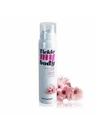 Массажная хрустящая пенка Tickle My Body Cherry Blossom с ароматом вишневого цвета - 150 мл. - Love to Love - купить с доставкой в Волгограде