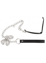 Зажим для половых губ с поводком Pussy Clamp With A Leash - Orion - купить с доставкой в Волгограде
