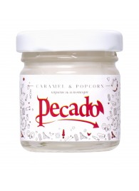 Массажная свеча Caramel   Popcorn - 35 мл. - Pecado - купить с доставкой в Волгограде