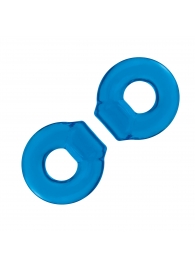 Комплект из двух колец для пениса 2-Pack Ultra-Stretch Stamina Endurance Ring - BlueLine - в Волгограде купить с доставкой