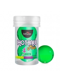 Лубрикант на силиконовой основе Hot Ball Plus с покалывающим эффектом (2 шарика по 3 гр.) - HotFlowers - купить с доставкой в Волгограде