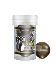 Анальный лубрикант на масляной основе Hot Ball Plus Conforto (2 шарика по 3 гр.) - HotFlowers - купить с доставкой в Волгограде