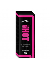 Гель для оральных ласк Oral Hot с согревающим эффектом - 15 гр. - HotFlowers - купить с доставкой в Волгограде
