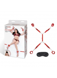 Красная фиксация на матрас Classic Bedspreader - Lux Fetish - купить с доставкой в Волгограде
