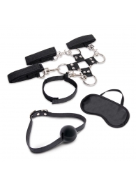 Набор для фиксации из 7 предметов Hogtie   Ball Gag Kit - Lux Fetish - купить с доставкой в Волгограде