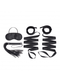 Эротический набор 4PC Bondage Bed Strap   Flogger Kit - Lux Fetish - купить с доставкой в Волгограде