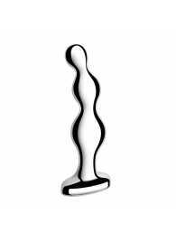 Стальной анальный фаллоимитатор для простаты Stainless Steel Anal Beads - 13 см. - b-Vibe - в Волгограде купить с доставкой