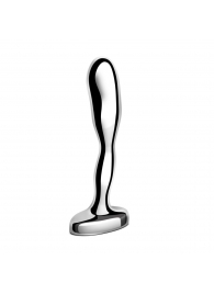 Стальной стимулятор простаты Stainless Steel Prostate Plug - 11,5 см. - b-Vibe - в Волгограде купить с доставкой