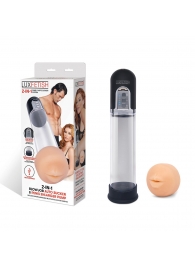 Автоматическая вакуумная помпа-мастурбатор Blowjob Auto Sucker Penis Enlarger Pump - Lux Fetish - в Волгограде купить с доставкой