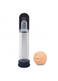 Автоматическая вакуумная помпа-мастурбатор Blowjob Auto Sucker Penis Enlarger Pump - Lux Fetish - в Волгограде купить с доставкой