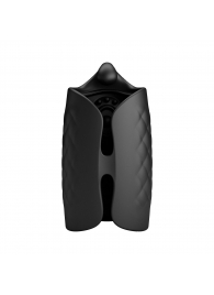 Черный мастурбатор с вибростимуляцией головки Black Glans Trainer - Baile - в Волгограде купить с доставкой