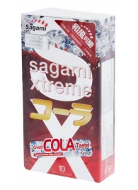Ароматизированные презервативы Sagami Xtreme COLA - 10 шт. - Sagami - купить с доставкой в Волгограде