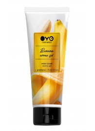 Лубрикант на водной основе OYO Aroma Gel Banana с ароматом банана - 75 мл. - OYO - купить с доставкой в Волгограде