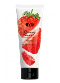 Лубрикант на водной основе OYO Aroma Gel Strawberry с ароматом клубники - 75 мл. - OYO - купить с доставкой в Волгограде