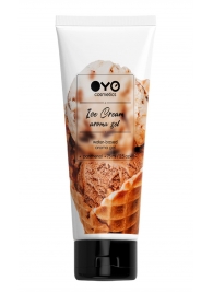 Лубрикант на водной основе OYO Aroma Gel Ice Cream с ароматом пломбира - 75 мл. - OYO - купить с доставкой в Волгограде