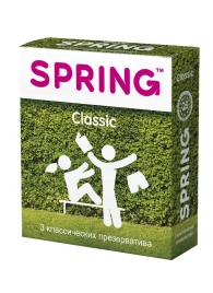 Классические презервативы SPRING CLASSIC - 3 шт. - SPRING - купить с доставкой в Волгограде