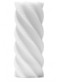 Белый 3D мастурбатор SPIRAL - Tenga - в Волгограде купить с доставкой