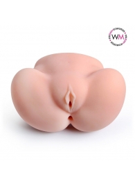 Реалистичный мастурбатор с двумя функциональными отверстиями - Erowoman-Eroman - в Волгограде купить с доставкой