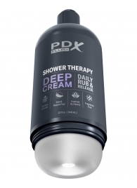 Мастурбатор в бутылке Shower Therapy Deep Cream - Pipedream - в Волгограде купить с доставкой
