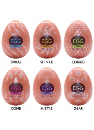 Набор из 6 мастурбаторов-яиц Tenga Egg Variety Pack V - Tenga - в Волгограде купить с доставкой