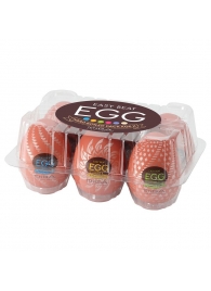 Набор из 6 мастурбаторов-яиц Tenga Egg Variety Pack V - Tenga - в Волгограде купить с доставкой