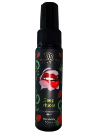 Спрей для горла Deep Throat с десенсибилизирующим эффектом и вкусом клубники - 50 мл. - БиоМед - купить с доставкой в Волгограде