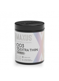 Экстремально тонкие презервативы MAXUS 003 Extra Thin - 15 шт. - Maxus - купить с доставкой в Волгограде