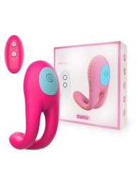 Розовое виброкольцо с пультом ДУ - I-MOON - в Волгограде купить с доставкой