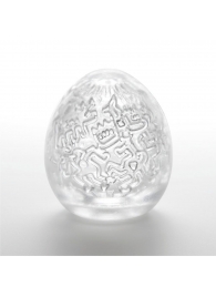 Мастурбатор-яйцо Keith Haring EGG PARTY - Tenga - в Волгограде купить с доставкой