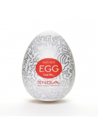 Мастурбатор-яйцо Keith Haring EGG PARTY - Tenga - в Волгограде купить с доставкой